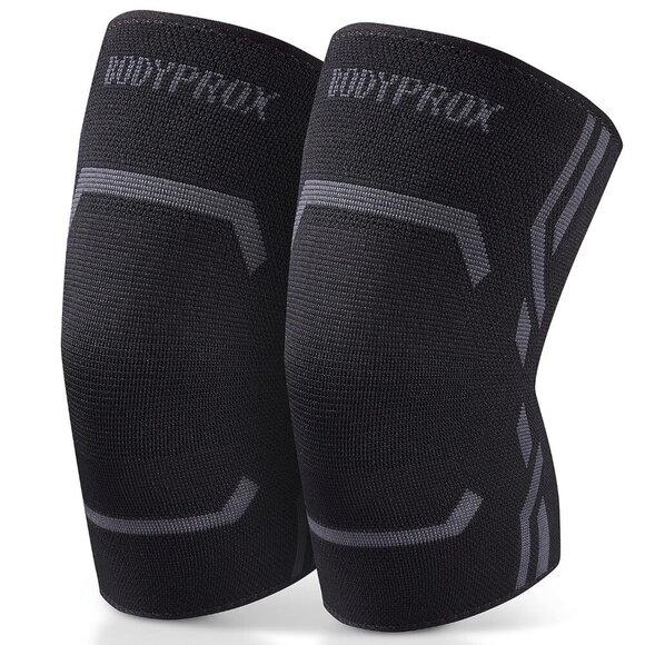 Knee Compression Sleeve 2 Pack for Men and Women, Knee Support Brace for Running - Picture 1 of 6